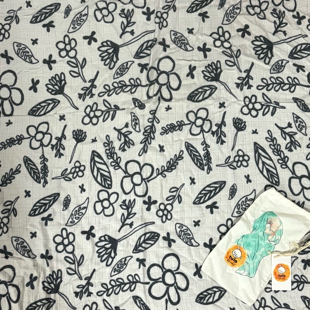Flora Tula Swaddle Blanket and Bag